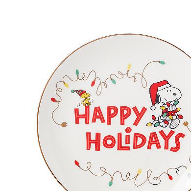 Lenox Peanuts Snoopy Christmas 4-pc. Accent Plate Set
