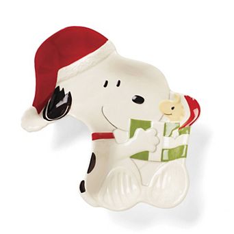 Lenox Peanuts Snoopy Christmas Candy Dish