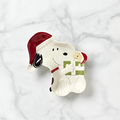 Lenox Peanuts Snoopy Christmas Candy Dish