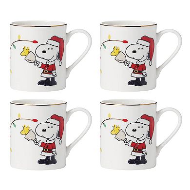 Lenox Peanuts Snoopy Christmas 12-pc. Dessert Set