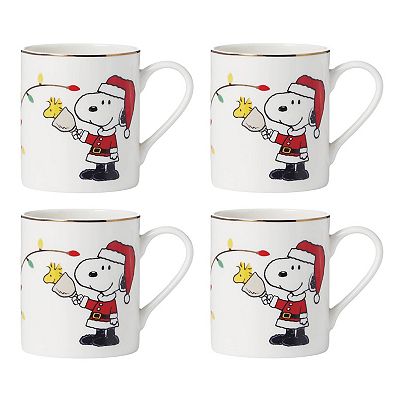 Lenox Peanuts Snoopy Christmas 12-pc. Dessert Set