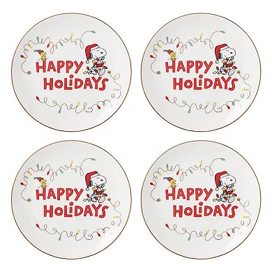 Lenox Peanuts Snoopy Christmas 12-pc. Dessert Set