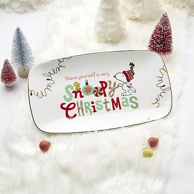Lenox Peanuts Snoopy Christmas Hors d'Oeuvres Tray