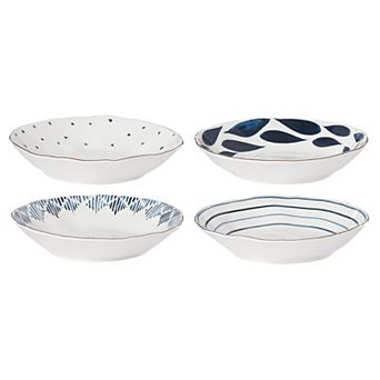 Lenox Blue Bay 4 pc Pasta Bowl Set