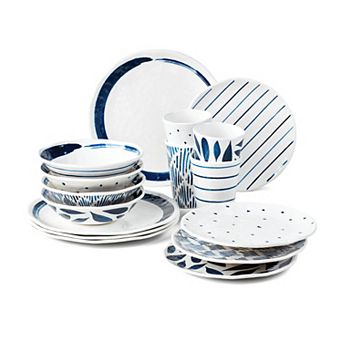 Lenox Blue Bay Melamine 16 pc Dinnerware Set