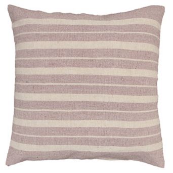 Miryana Striped 22" x 22" Throw Pillow
