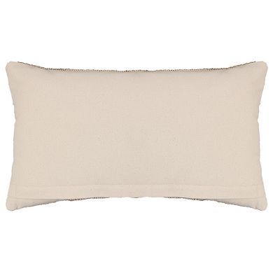 Miryana Neutral Stripe 14" x 20" Throw Pillow