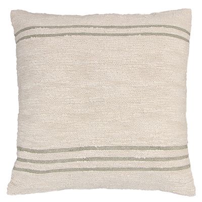 Miryana Cotton Slub Striped Throw Pillow