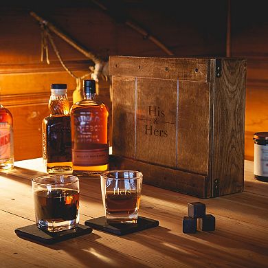Legacy His and Hers Whiskey Box Gift Set