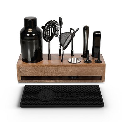 Legacy Mango Wood Old Fashioned Bar Set