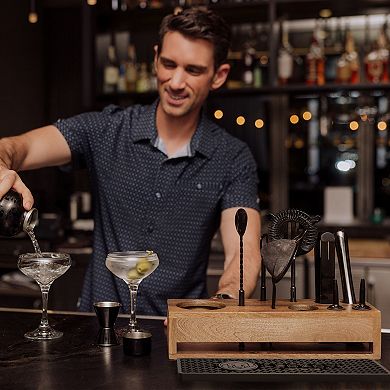 Legacy Mango Wood Old Fashioned Bar Set
