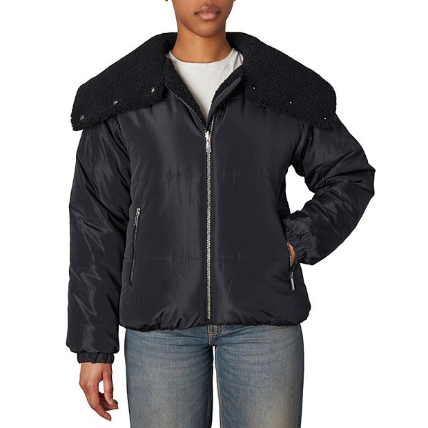 Women s Nicole Miller Reversible Puffer Jacket