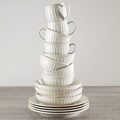 Lenox French Perle Groove 12-pc. Pasta Bowl Set