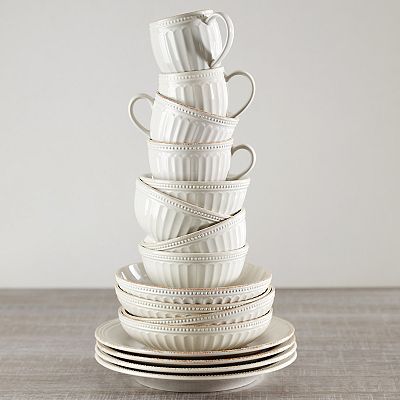 Lenox French Perle Groove Pasta Bowl Set