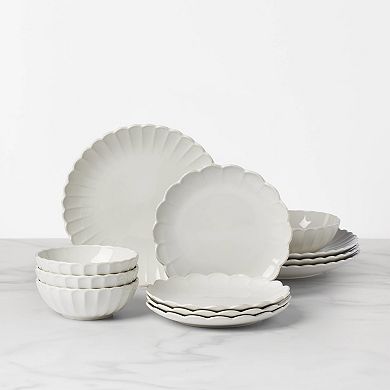 Lenox French Perle Scallop 12-pc. Dinnerware Set
