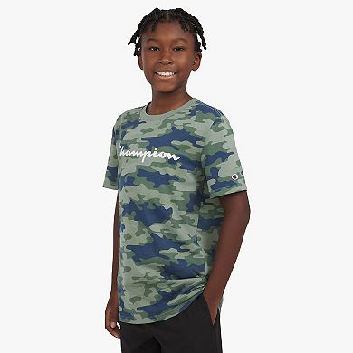 Boys 8-20 Champion® Classic Logo Signature Short Sleeve Tee