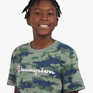 Boys 8-20 Champion® Classic Logo Signature Short Sleeve Tee
