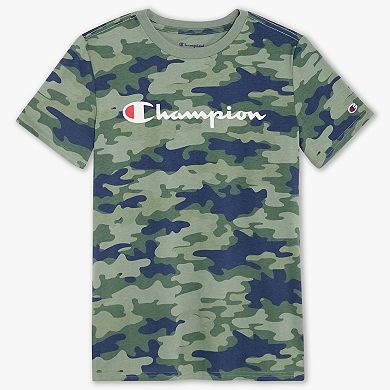 Boys 8-20 Champion® Classic Logo Signature Short Sleeve Tee