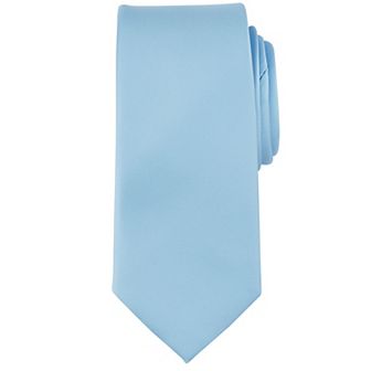 Men's Bespoke Solid Sateen Slim Tie