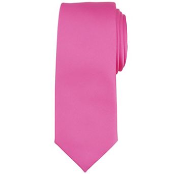 Men's Bespoke Solid Sateen Slim Tie
