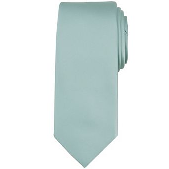 Men's Bespoke Solid Sateen Slim Tie