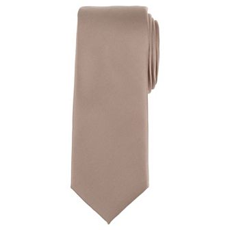 Men's Bespoke Solid Sateen Slim Tie