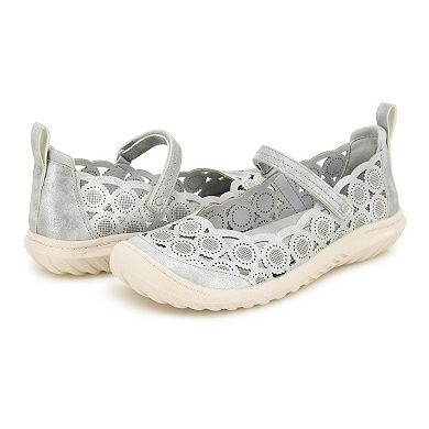 JBU Anne Women's Casual Mary Jane Ballet Flats
