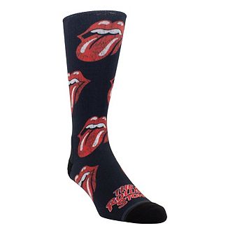 The Rolling Stones Sock Distress Tongue