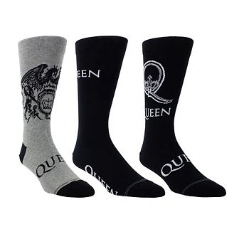 Queen Socks Logos And Crests 3 Pack