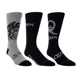 Queen Socks Logos And Crests 3 Pack