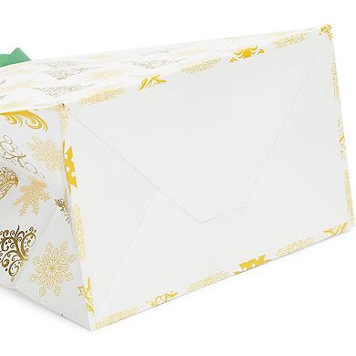 15x Christmas Gift Bags With Tissue Paper Medium With Handle For Party 8x10x4.7"