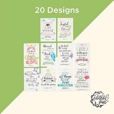 120 Pack Christian Greeting Cards Bulk With Envelopes For Birthday Wedding, 4x6"