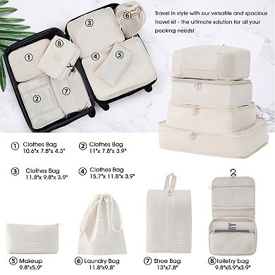 Merax Hardshell Luggage Sets 4 Pcs + Bag Spinner Suitcase