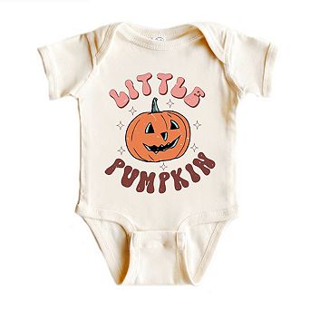 Little Pumpkin Retro Baby Bodysuit