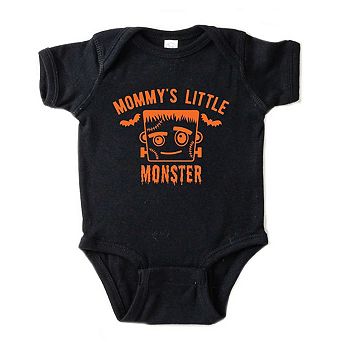 Mommy's Little Monster Boy Baby Bodysuit
