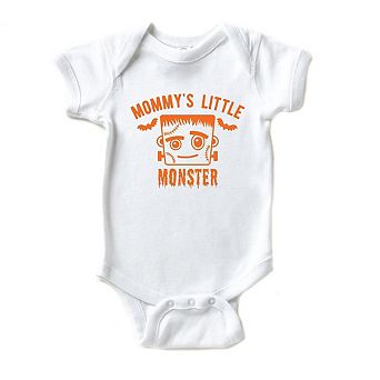 Mommy's Little Monster Boy Baby Bodysuit