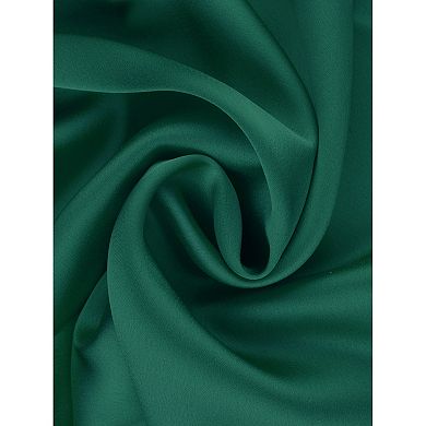 Women's Satin Silky 2 Piece Pjs Short Sleeve Sleepwear Button Down Loungewear Shorts Pajamas Set