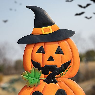 Glitzhome 39.75"h Set Of 3 Halloween Lighted Yard Stake