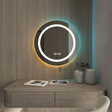 Ozarke Princess Vanity Mirror Wall Mounted With Anti-fog Features