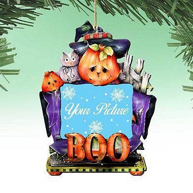 This Boos For You Halloween Picture Frame Ornaments Ornament For Photo Thanksgiving Halloween Decor