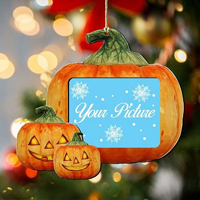 Halloween Pumpkin Picture Frame Ornaments Ornament For Photo Thanksgiving Halloween Decor