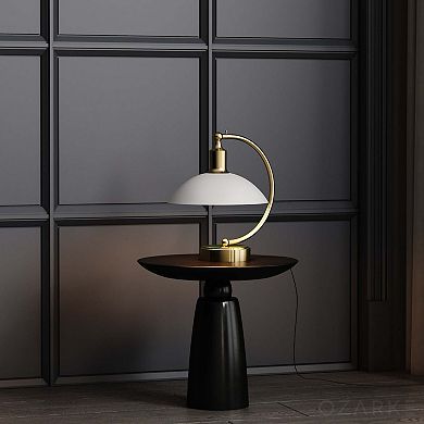 Ozarke Lotus Table Lamp Modern Bedside Arched LED Lamp