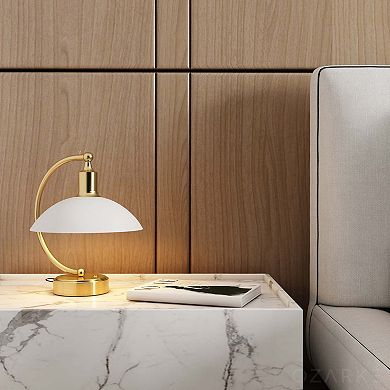 Ozarke Lotus Table Lamp Modern Bedside Arched LED Lamp