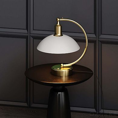 Ozarke Lotus Table Lamp Modern Bedside Arched LED Lamp