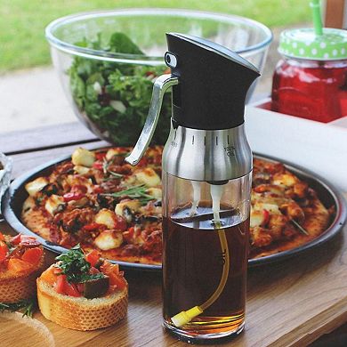 2 in 1 Olive Oil & Vinegar Sprayer Seasoning Bottle 200ml