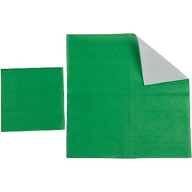 210x Christmas Red Green White Disposible Paper Napkins For Party Supplies 5x5
