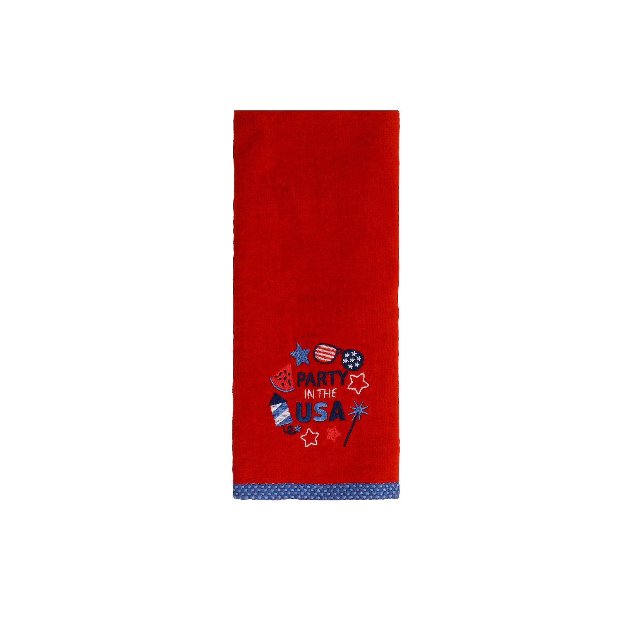 Celebrate Together Americana Party In The USA Hand Towel, Party In Usa