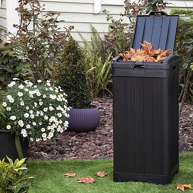 Keter Baltimore Outdoor Trash Can