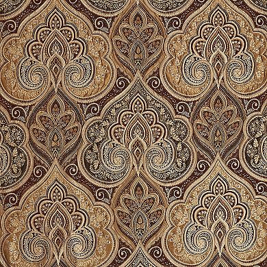 Five Queens Court Bordeaux Window Panel Pair