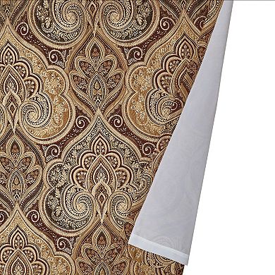 Five Queens Court Bordeaux Window Panel Pair